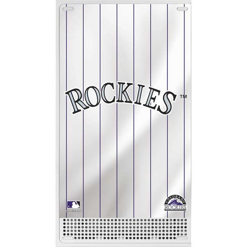MLB Colorado Rockies Home Jersey Xbox Series S Console Skin